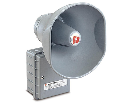 Federal Signal AM15 15W 8 Ohm Gray AudioMaster Public Address Speaker