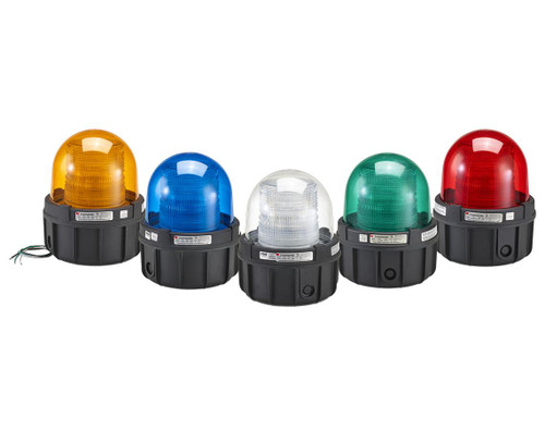 Federal Signal 371DST-012-024A 12-24VDC Amber Hazardous Location Commander Double Strobe Light