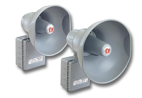 Federal Signal 314GC-024-CN 24VDC 30W SelecTone Supervised Hazardous Location Zone-Listed Gray Amplified Speaker