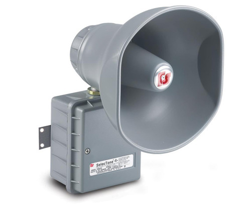 Federal Signal 302GCX-120-CN 120VAC 30W SelecTone Hazardous Location Zone-Listed Gray Amplified Speaker