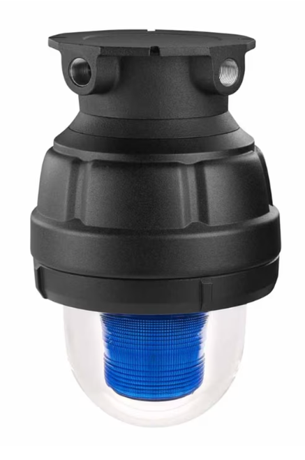 Federal Signal 27XST-240B-MOD 240VAC Blue Explosion-Proof Limited In-Rush Strobe Light