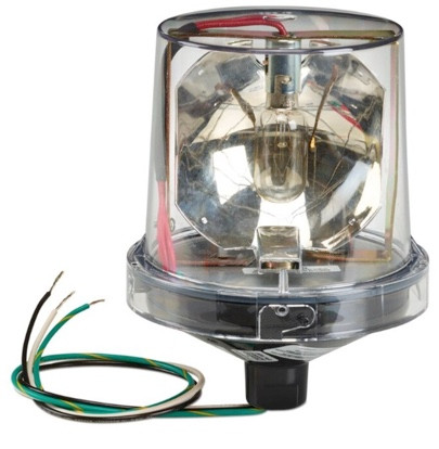 Federal Signal 225X-120C 120VAC Clear Electraray Incandescent Rotating Light