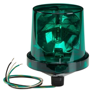 Federal Signal 225X-120G 120VAC Green Electraray Incandescent Rotating Light