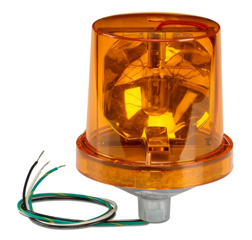Federal Signal 225-120A 120VAC Amber Electraray Rotating Incandescent Light