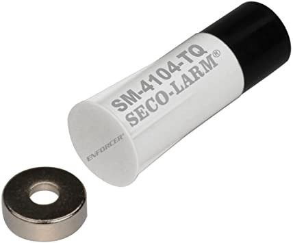 Seco-Larm SM-4103-TQ/W 3/8" Rare-Earth Recessed-Mount Magnetic Contact