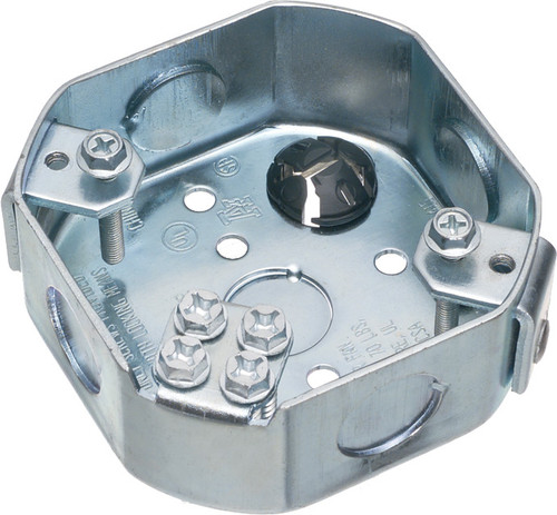 Arlington FBS420 Steel Octagonal Fan & Fixture Joist Mounting Box