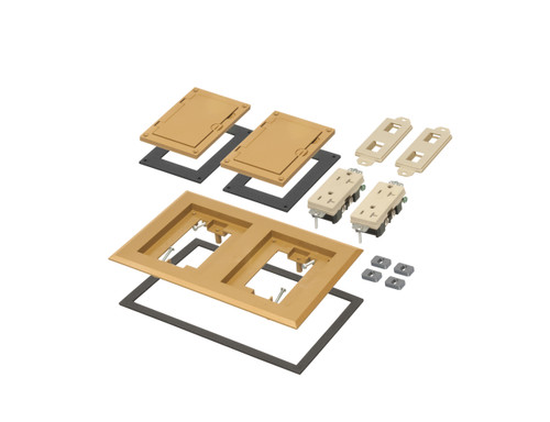 Arlington FLBC8520CA Plastic-Cover Gangable Box Kit