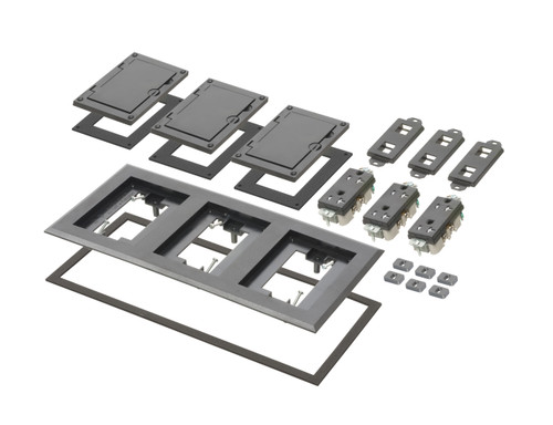 Arlington FLBC8530BL Plastic-Cover Gangable Box Kit