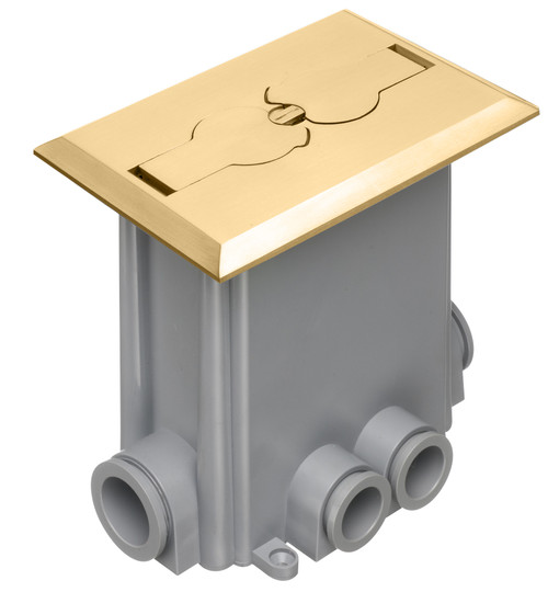Arlington FLBCF101MB Metal-Cover Concrete Floor Box