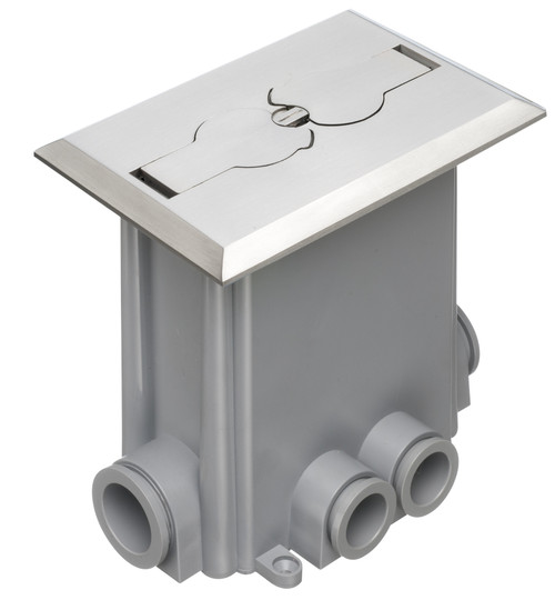 Arlington FLBCF101NL Metal-Cover Concrete Floor Box