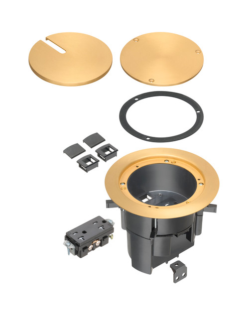 Arlington FLBR5420MB Recessed-Wiring IN BOX Floor Box Kit