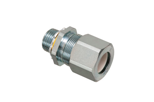 Arlington LPCG507S 1/2" Low Profile Strain Relief Steel Cord Connector