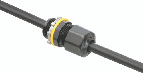 Arlington LPCG507Z 1/2" Low Profile Strain Relief Zinc Cord Connector
