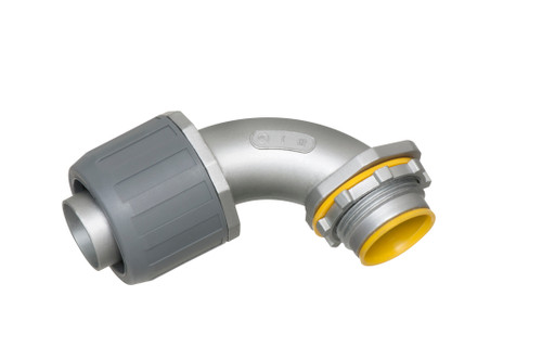 Arlington LT9010A 1" 90-Degree SNAP2IT Zinc Connector