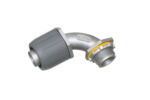 Arlington LT907 3/4" 90-Degree SNAP2IT Zinc Connector