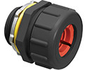 Arlington NMCG100875BL 1" Strain Relief Non-Metallic Colorgrip Cord Connector