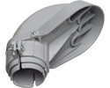 Arlington PVC109 3" PVC Entrance Cap