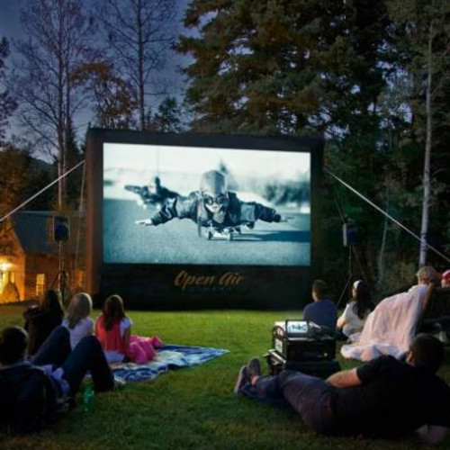 Open Air Cinema H-16 16Ft. Home Outdoor Movie Screen Kit