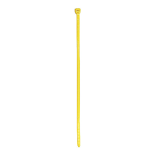 Thomas & Betts L-4-18-4-C Yellow Polyamide Cable Ties, 100 Pack