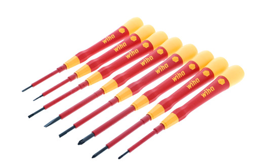 Wiha 32088 8 Piece Insulated PicoFinish Screwdriver Set