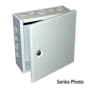 Bud Industries JBH-4944-KO NEMA 1 Hinged Junction Box