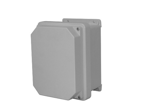 Hoffman RVJ1008NHW Raised Opaque Cover NEMA 4X Enclosure