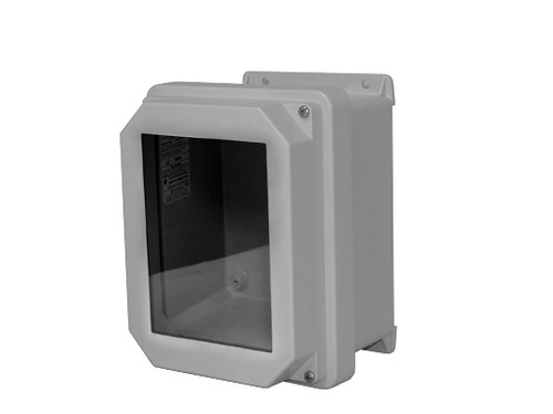 Hoffman RVJB1008NHW Raised Bonded Window Cover NEMA 4X Enclosure