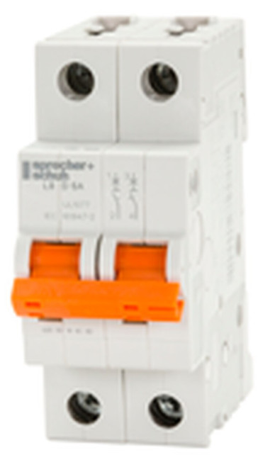 Sprecher & Schuh L8-7/2/D 7A 2-Pole Circuit Breaker