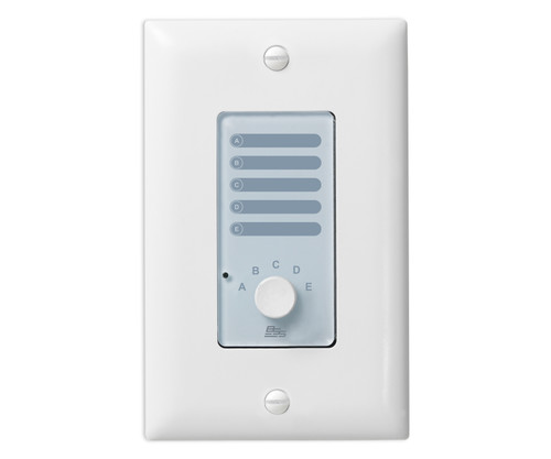 BSS AC-5S-WHT-US 5-Position Source Selector Analog Controller