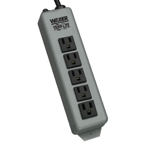 Tripp-Lite 602-15 5-Outlet Waber Industrial Power Strip