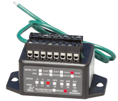 Ditek DTK-4LVLPLV Data & Signaling Circuit Surge Protector