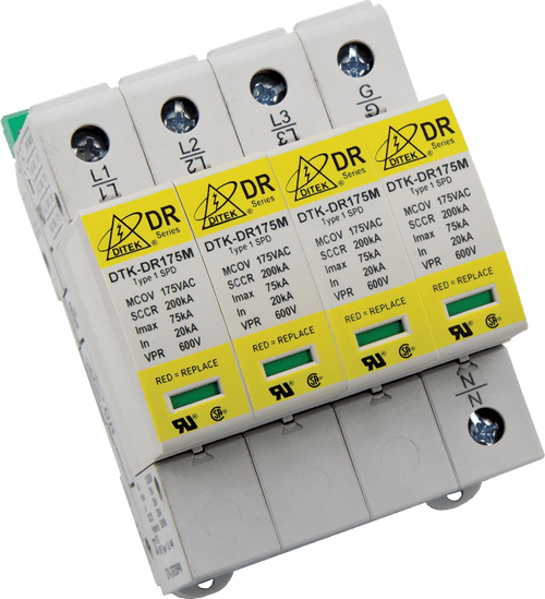 Ditek DTK-DR240P4N DIN Rail Surge Protective Device