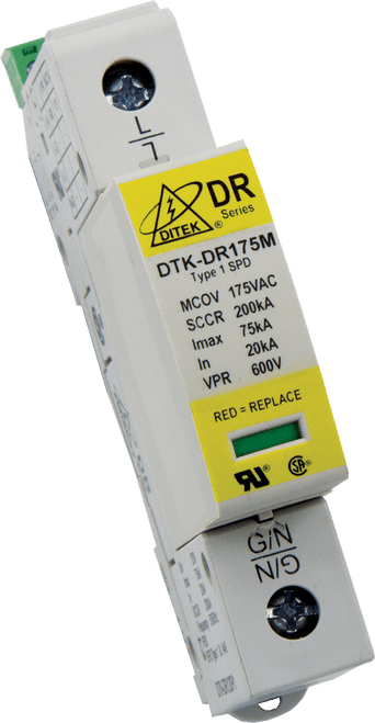 Ditek DTK-DR347P1 DIN Rail Surge Protective Device