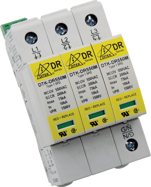 Ditek DTK-DR480P3 DIN Rail Surge Protective Device
