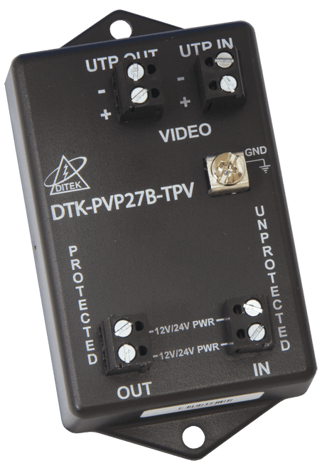 Ditek DTK-PVP27BTPV Fixed Camera Twisted Pair Wiring Surge Protector