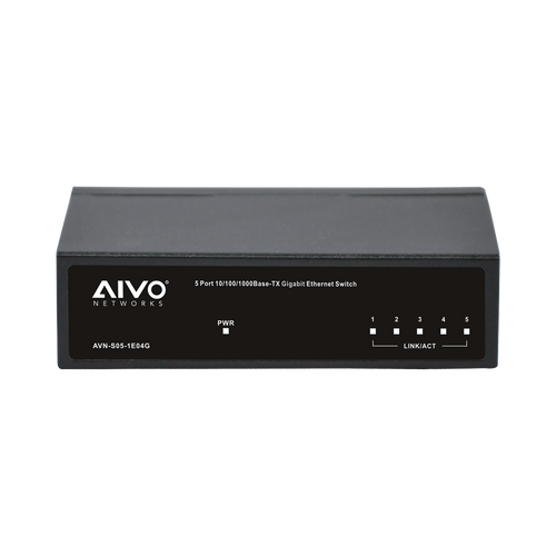 Avycon AVN-S05-1E04G 4+1 Port Gigabit Network Switch