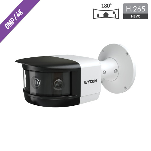 Avycon AVC-NBM81F180 H.265 8MP/4K Network IP 180-Degree Panoramic Camera
