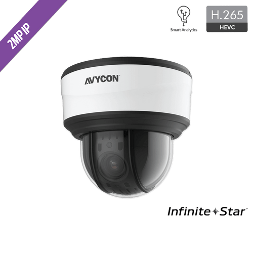 Avycon AVC-NPTZ21X12L 2MP Auto-Tracking H.265 Weatherproof 12X Mini PTZ IP Camera