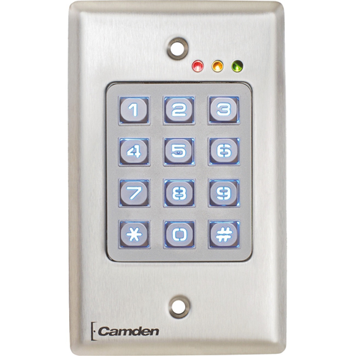Camden CM-120WV2 Outdoor, Vandal Resistant, Metal Backlit Keypad