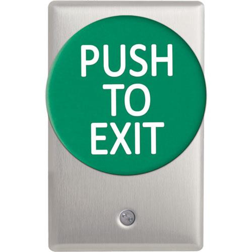 Camden CM-5085GPTE Green Pneumatic Mushroom Button