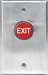 Camden CM-8000RE Spring Return, N/O,  Momentary / Red Button / 'EXIT' Engraved (In White)