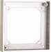 Camden CM-68AL SURFACE BOX, Shallow Depth. Anodized aluminum, clear 4"W X 4"H X 3/4"D. For use with CM-60 Series.