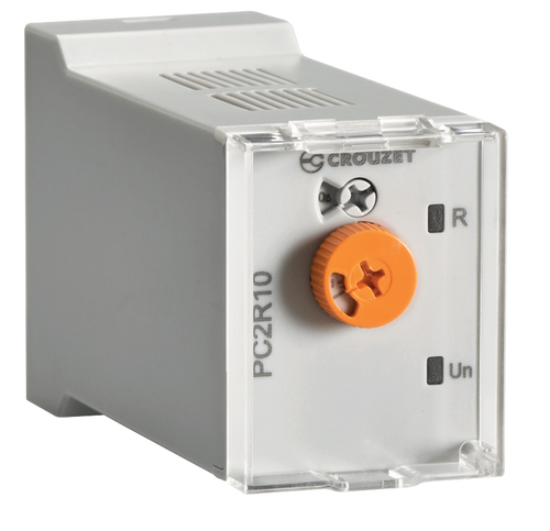 Crouzet PC2R10MV1 Crouzet Timer Syr-Line Syr-Line, Plug-In Timer, Function C, Output 2X10A, 12-240 VACdc, 11 Pins