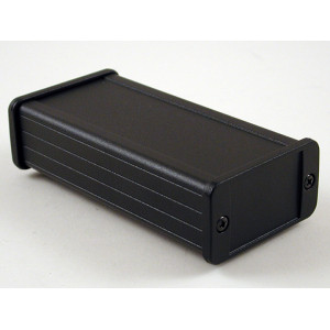 Hammond Manufacturing 1457C1201BK Sloped Aluminum Console Enclosure