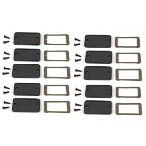 Hammond Manufacturing 1457CEP-10 1457C EMI/RFI end panels and gasket kit - 10/pack