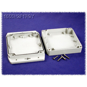 Hammond Manufacturing 1555N2F17GY RAL7035 grey watertight plastic enclosure