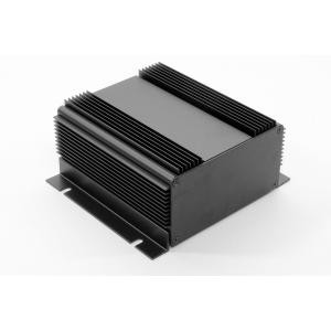 Hammond Manufacturing 1455NHD1201BK extruded aluminum enclosure; black