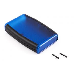 Hammond Manufacturing 1553BTBUBK trans. blue ABS w/ black soft side hand held enclosure 4.62x3.11x0.95