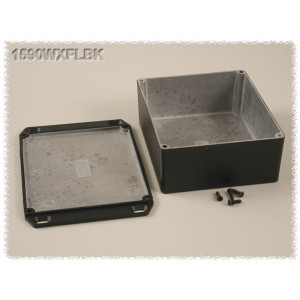 Hammond Manufacturing 1590WXFLBK enclosure - watertight diecast