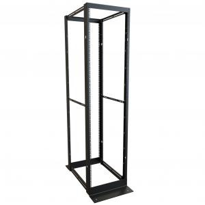 Hammond Manufacturing DC4R4429F 44U 4-Post Fixed Depth Open Frame Rack